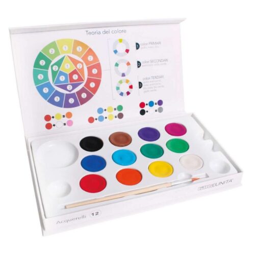 Acquerelli Tinta Unita 12 box