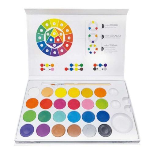 Acquerelli Tinta Unita 24 box