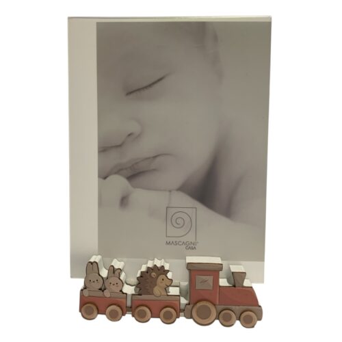 Cornice baby trenino rosa