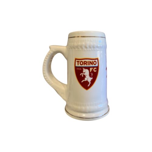 Boccale in ceramica bianco Torino