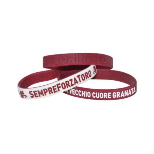 Set 3 braccialetti silicone Toro