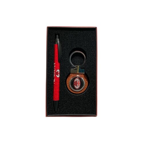 Kit penna + portachiavi AC Milan