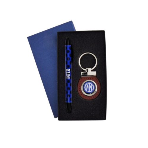 SET PENNA E PORTACHIAVI CON LOGO UFFICIALE INTER