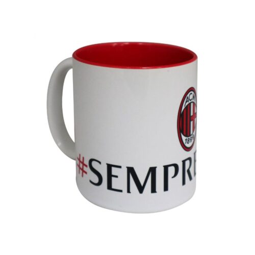 Tazza Sempre Milan interno rosso