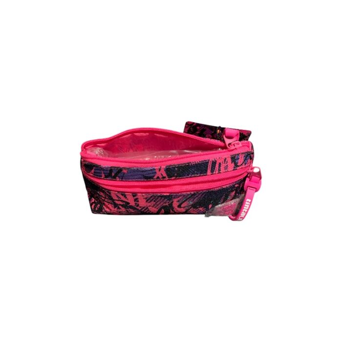 Astuccio triangolare 2 zipTinta Unita Teen girl aperto