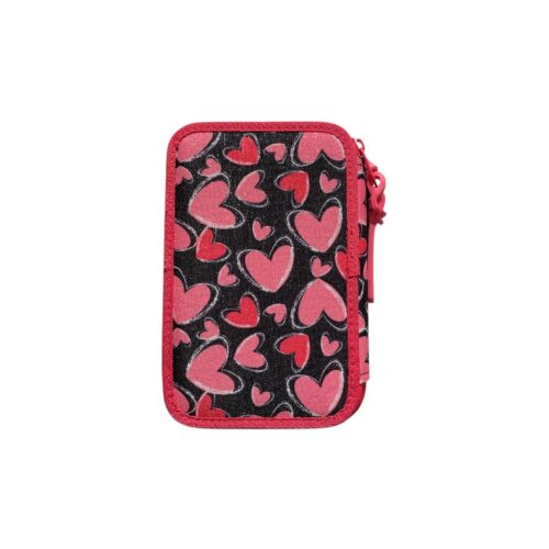 Astuccio 3 zip Tinta Unita Angel retro