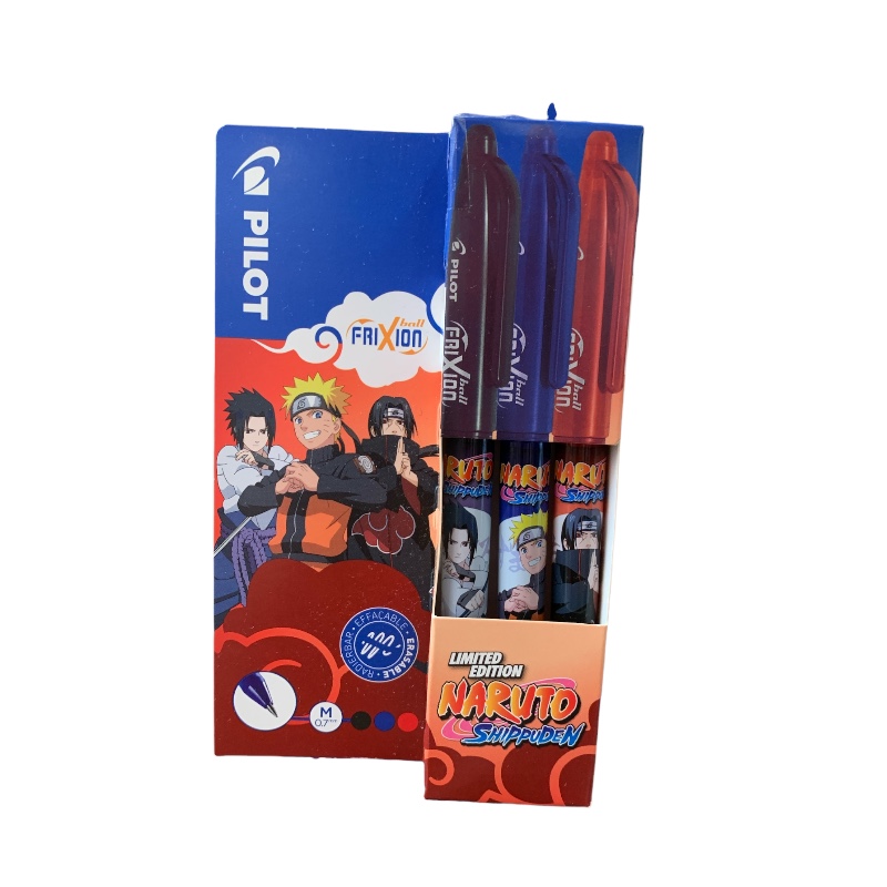 Set 3 Pilot Frixion Naruto sfere cancellabili limited edition
