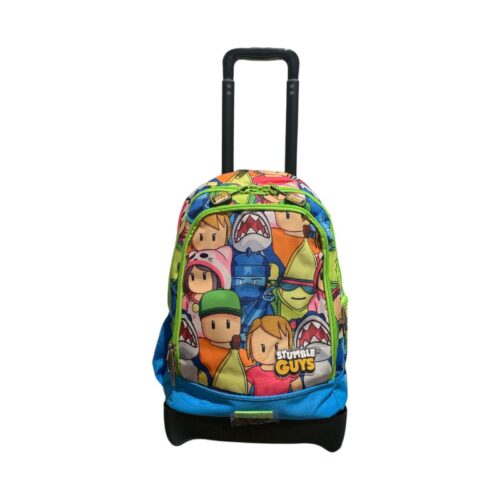 Trolley crooss system con zaino 28 Lt Stumble Guys lime
