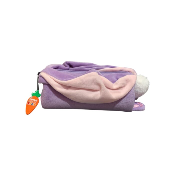 Bauletto morbido peluche coniglio Tinta Unita Kids lilla