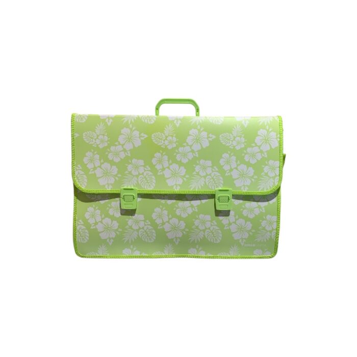 Valigetta con tracolla in PPL Tinta Unita Vintage lime