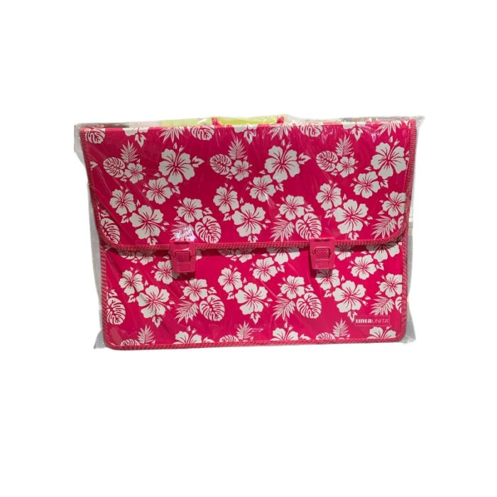 Valigetta con tracolla in PPL Tinta Unita Vintage fucsia