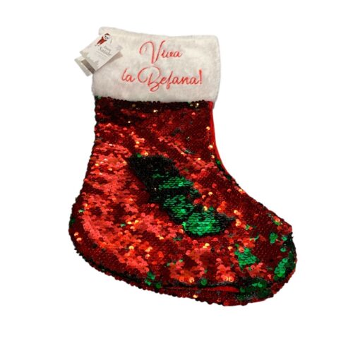 Calza Befana girabrilla rossa