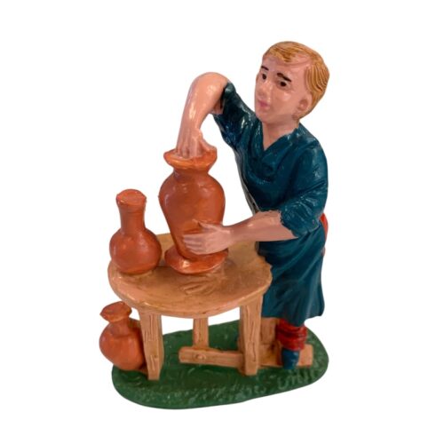 Statuina presepe mestiere vasaio