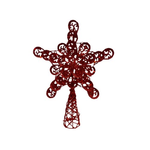 Puntale a stella grande per albero