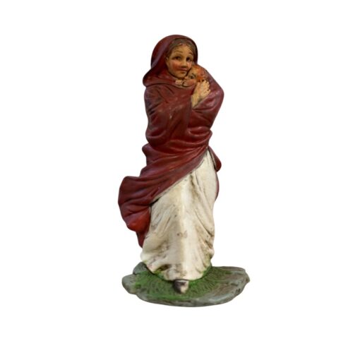 Statuina donna con bambino