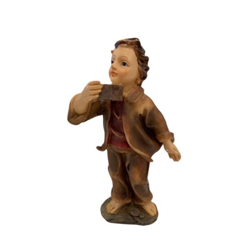 Statuina presepe in resina bambino
