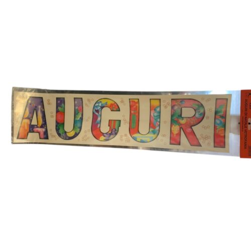 Vetrofania Auguri